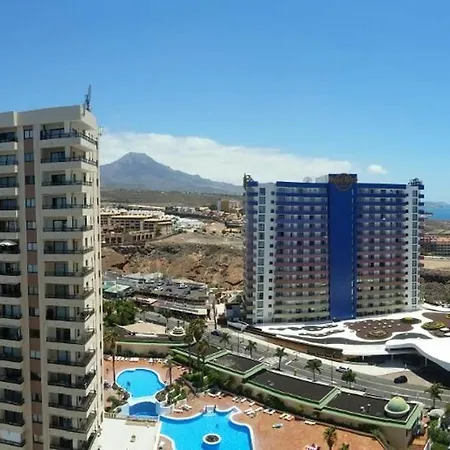 With One Bedroom In Adeje, With Wonderful Sea View, Pool Acc Apartment